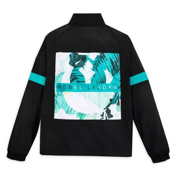 Star Wars Rebel Leader Jacket Black Windbreaker Unisex Sz S New Disney Parks - Picture 10 of 10